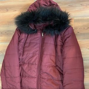 Womens snow jacket purple XXL